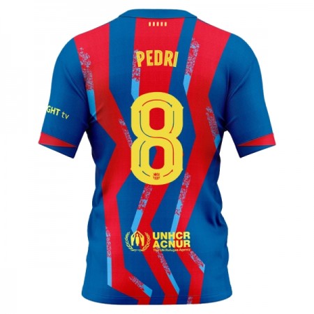 Jalkapallo Peliasut FC Barcelona Pedri 8 Neljäs Pelipaita 2025-26 Lyhythihainen